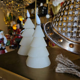 VELAS AROMATIZANTES ARBOL CON LUZ LED ON-OFF 6x12cm Beige 1U/U