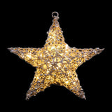 ESTRELLA DE LUZ DORADA H60cm w/40light