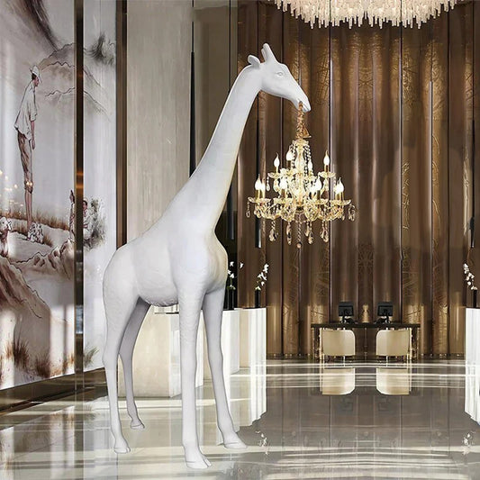 H180 JIRAFA DECORATIVA/ CON CANDELABRO
