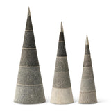 SET DE ARBOLES GRIS CON BEIGE