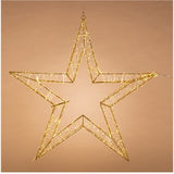 ESTRELLA DORADA DE LUZ 90 CM