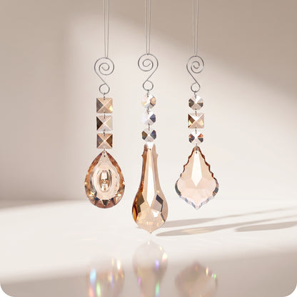 Adorno de gota de cristal