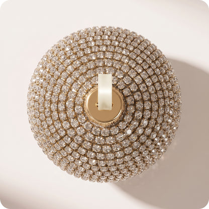 Esfera de piedras brillantes de crital 13 cm