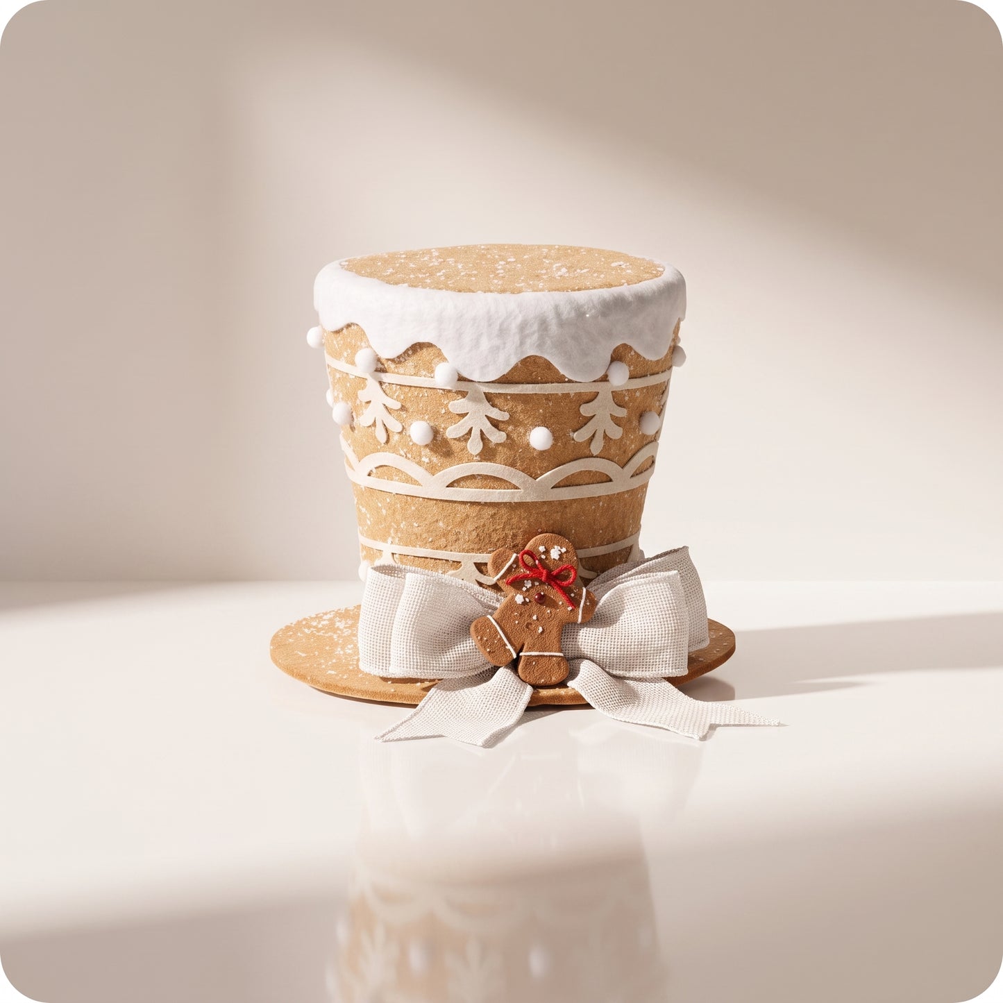 Sombrero elegante de jengibre