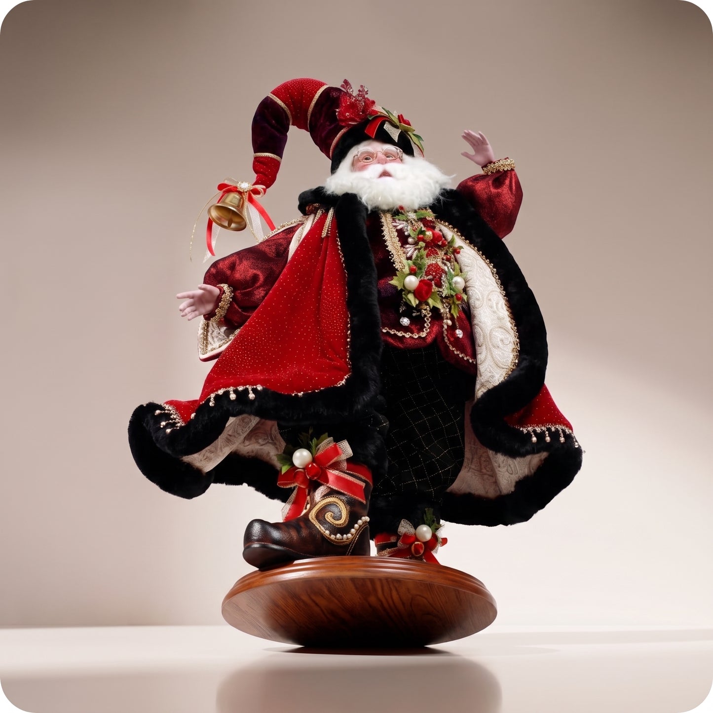Ruby red santa