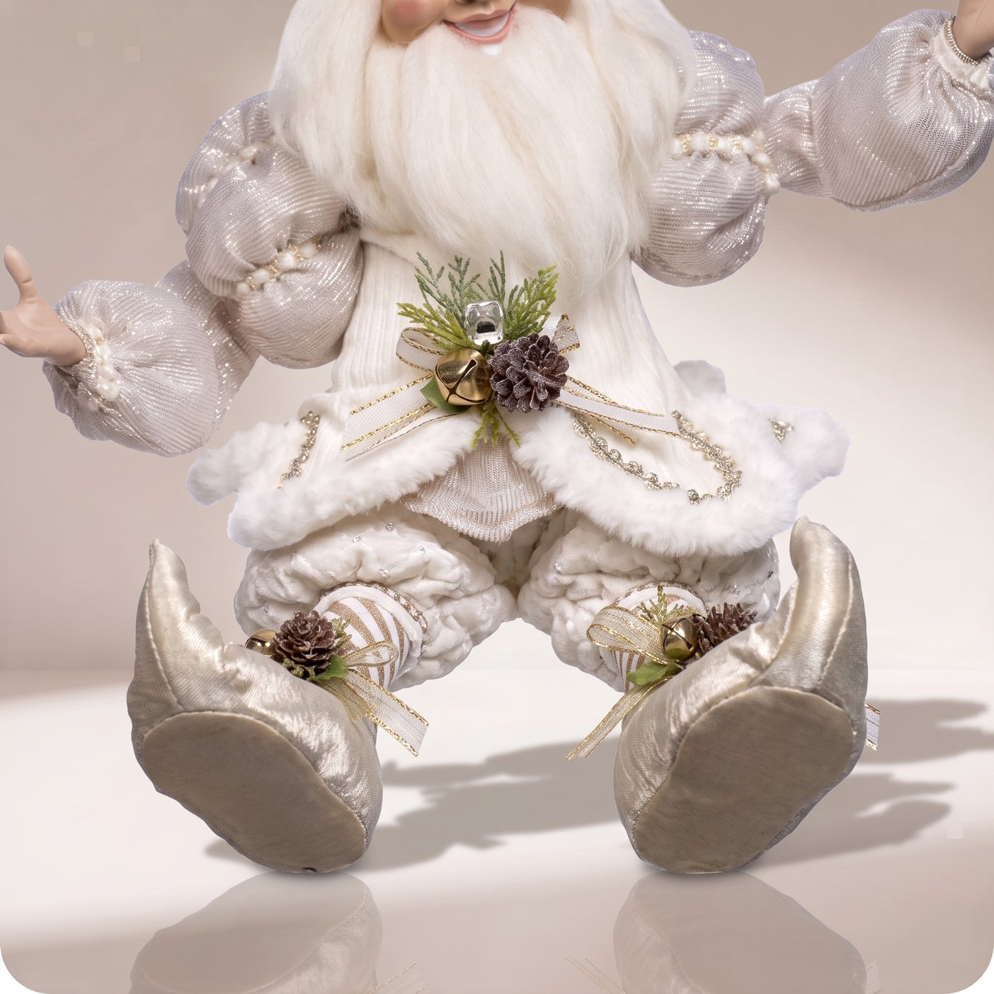 North Pole White Christmas Elf