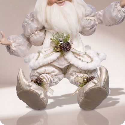North Pole White Christmas Elf