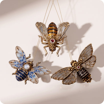 Adorno de abeja con joyas