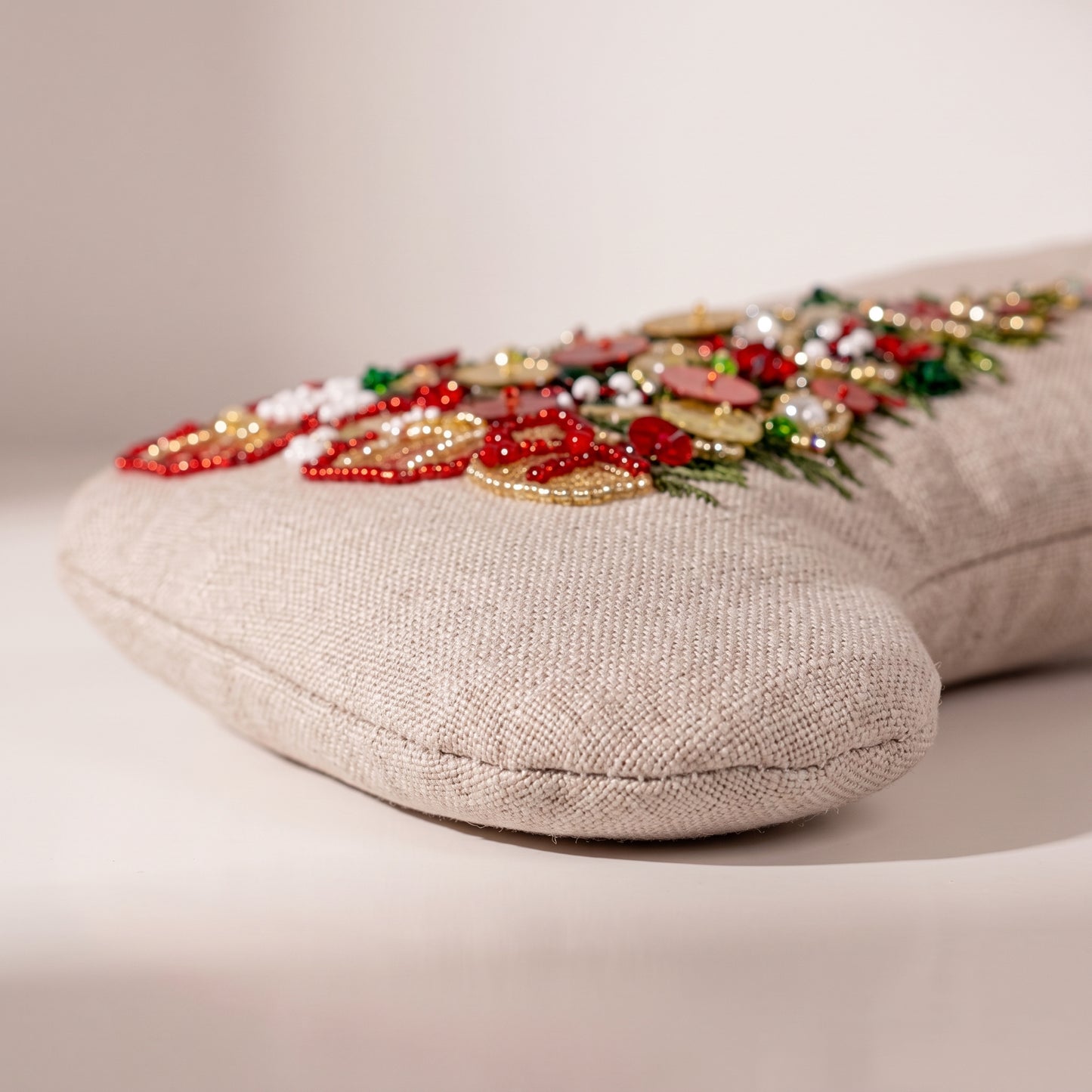 Bota de algodón con árbol de cuentas