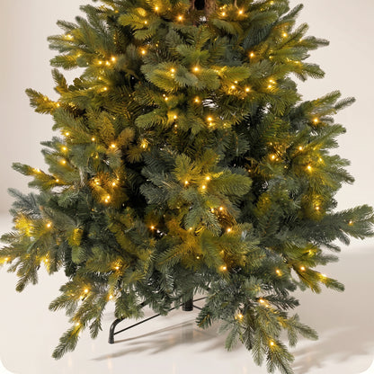 Árbol de navidad verde con 360 luces leds