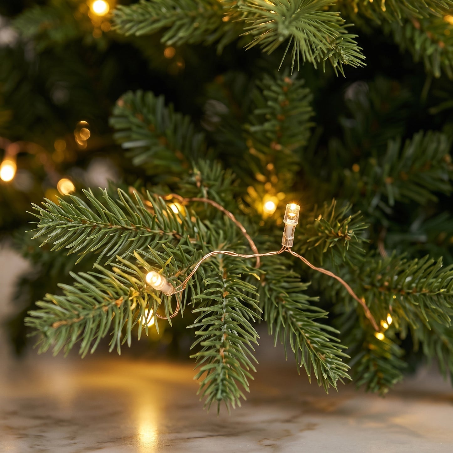 Árbol de navidad verde con 580 luces leds