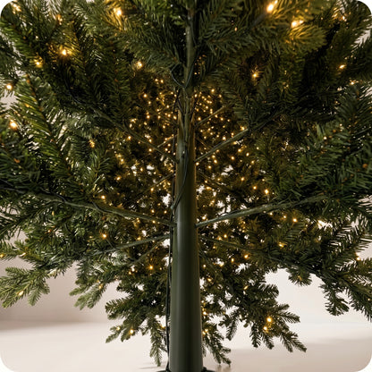 Árbol de navidad verde con 580 luces leds
