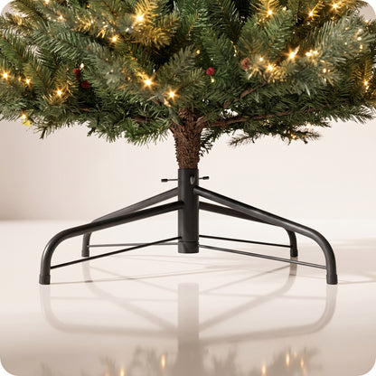 Árbol verde strahorn fir con luz led