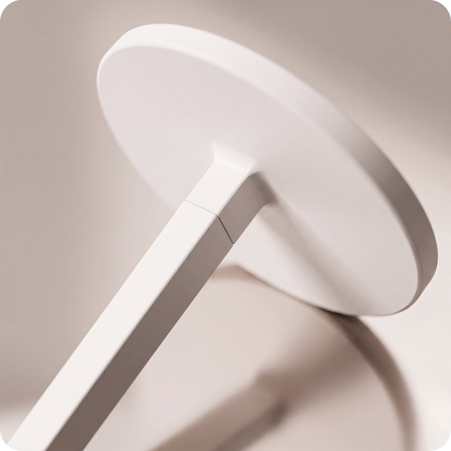 Porta vela de aluminio para árbol blanco
