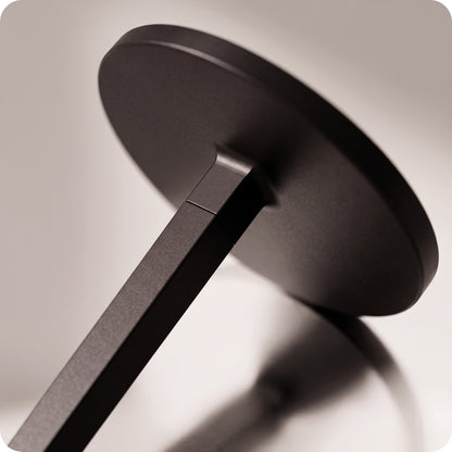 Porta vela de aluminio para árbol negro
