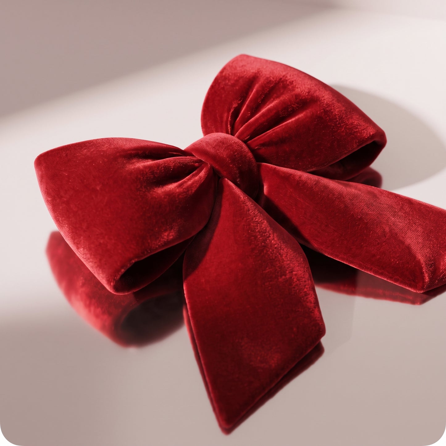 Moño clasico rojo, 46 x 38 cm.