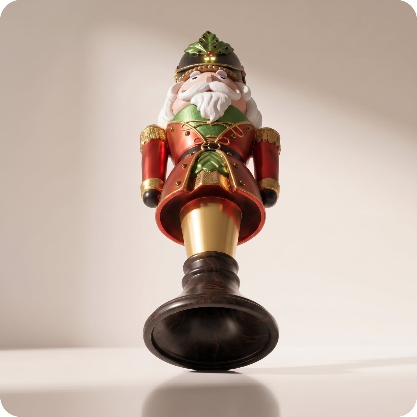 Cascanueces decorativo con luz led