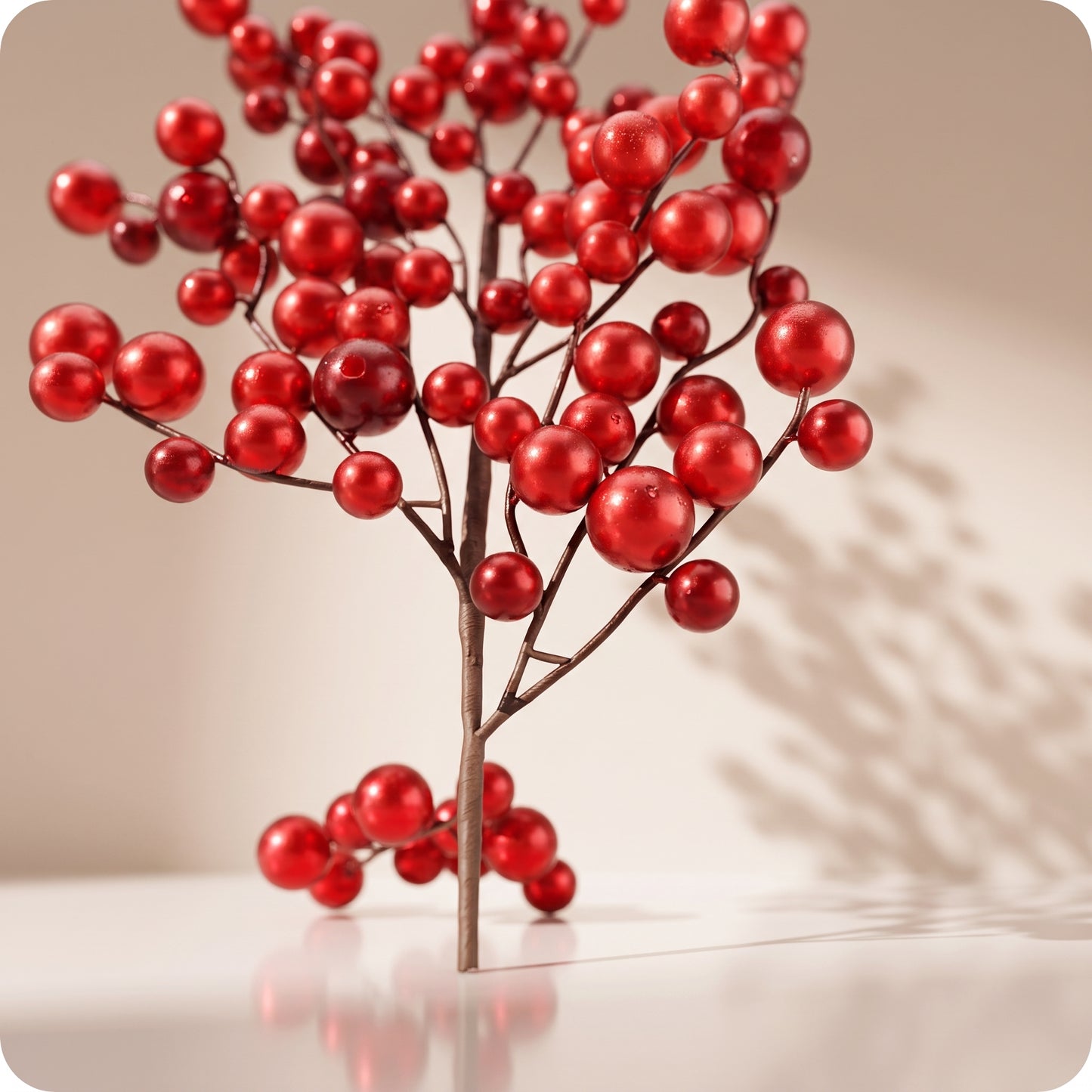 Vara color de frutos rojos