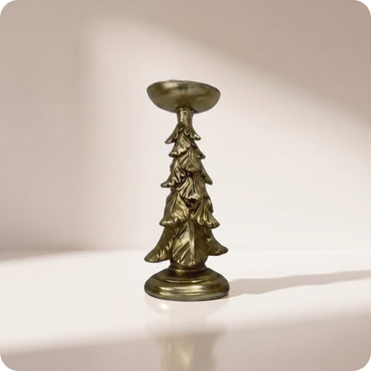 Candelabro tipo árbol dorado ch