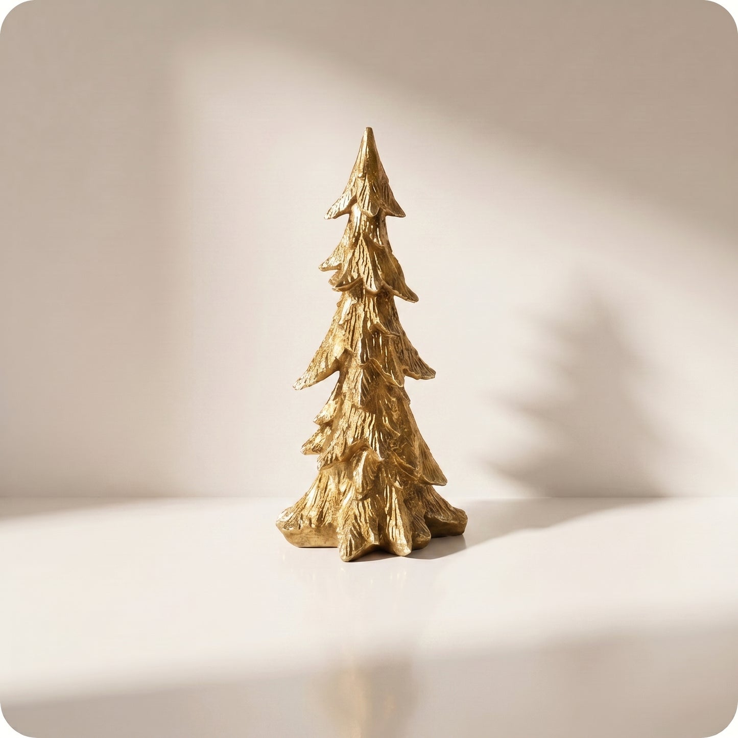 Árbol de resina pino dorado m