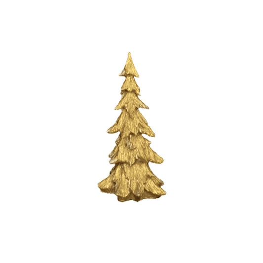 ARBOL RESINA DORADO 34 CM