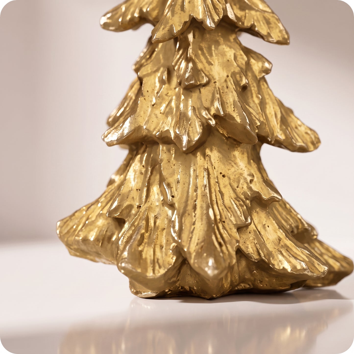 Árbol de resina pino dorado ch