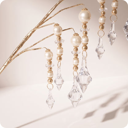 Rama de perlas de cristal