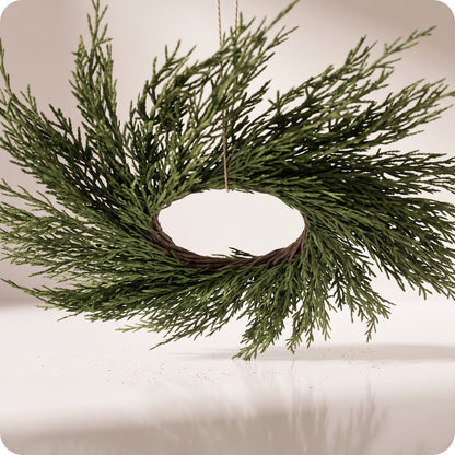 Anillo para velas Arborvitae TT verde