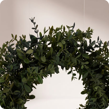 Corona boxwood wreath
