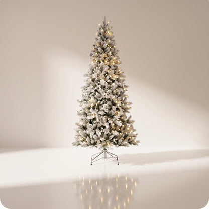 Árbol nevado jackson dural con luz led