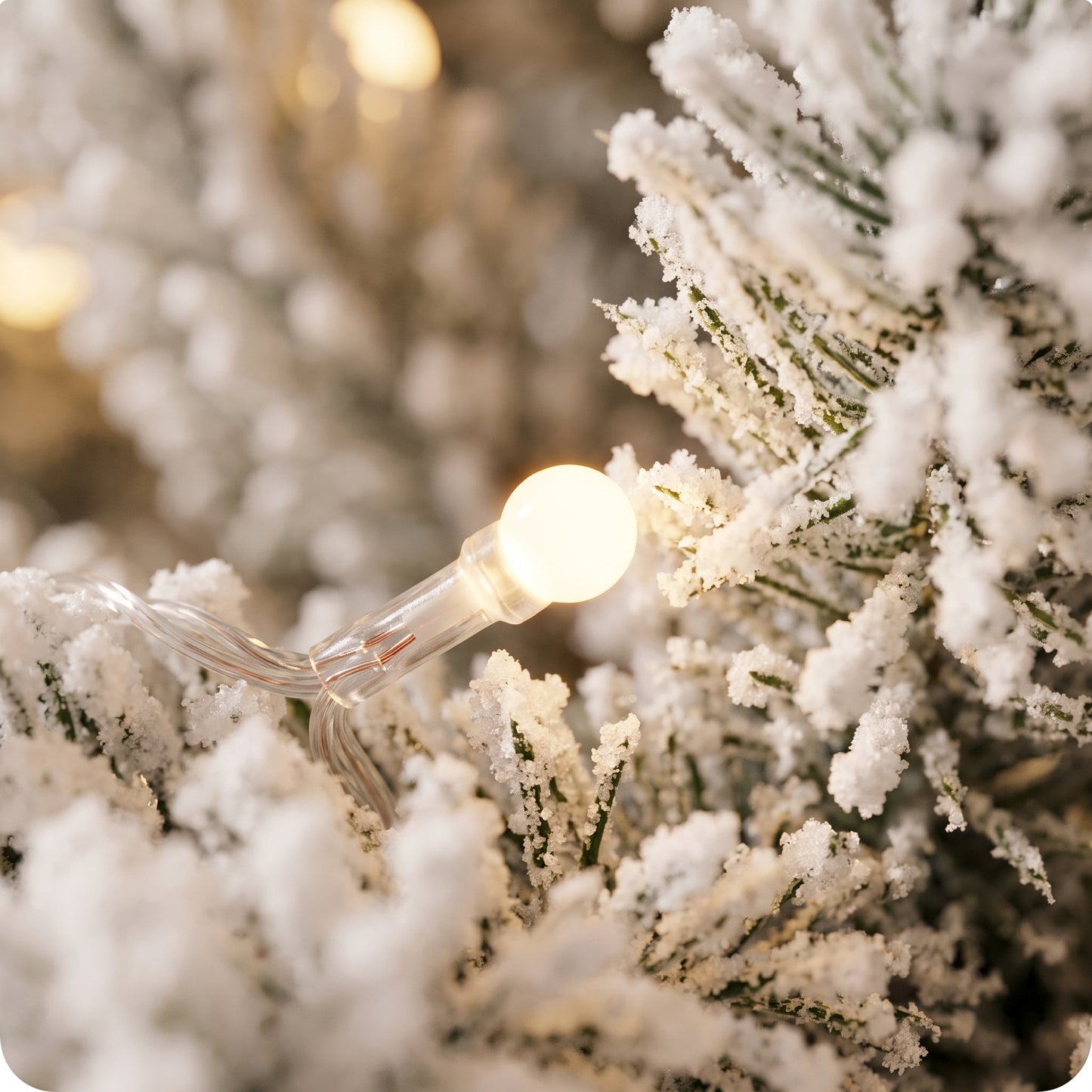Árbol nevado jackson dural con luz led