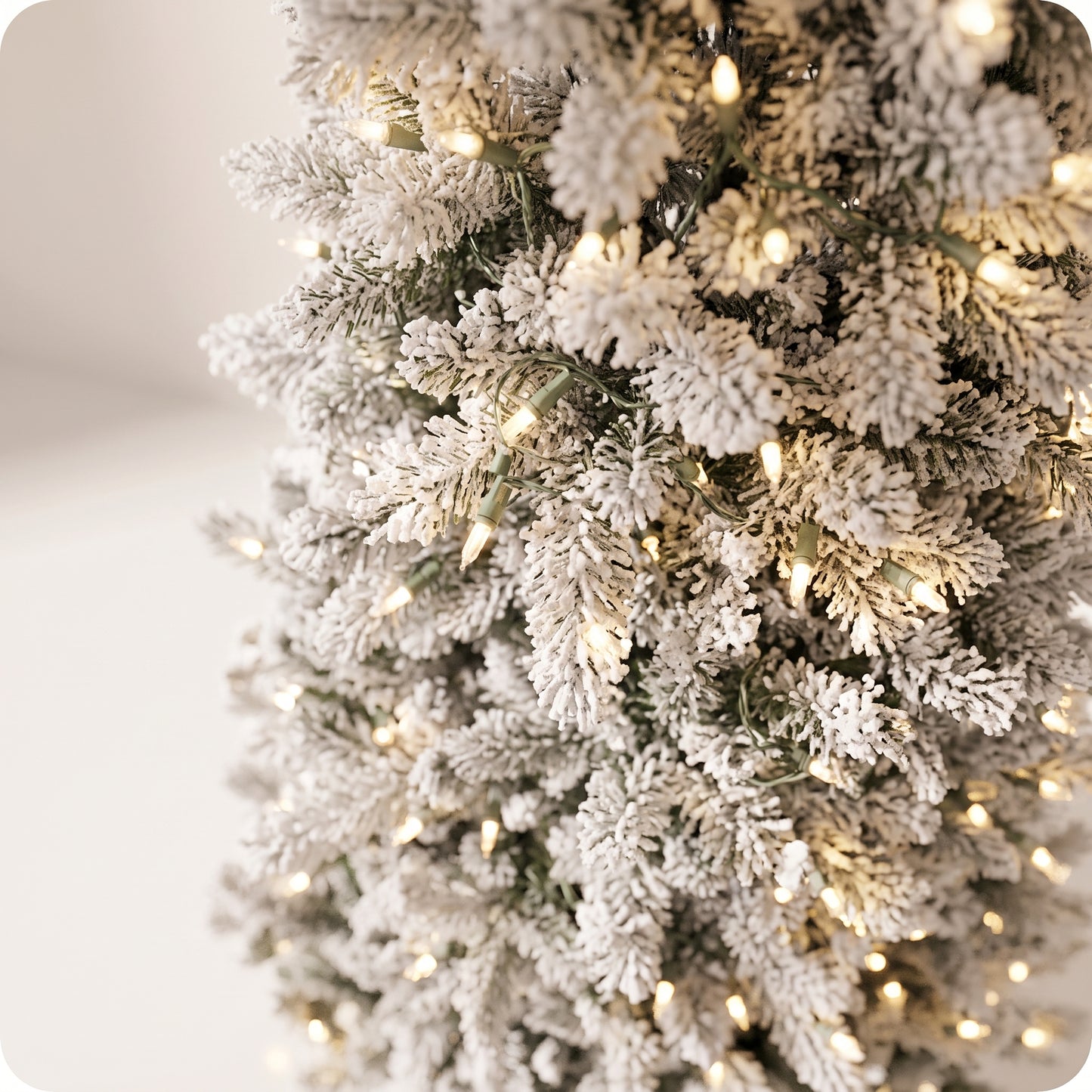 Árbol nevado jackson dural con luz led