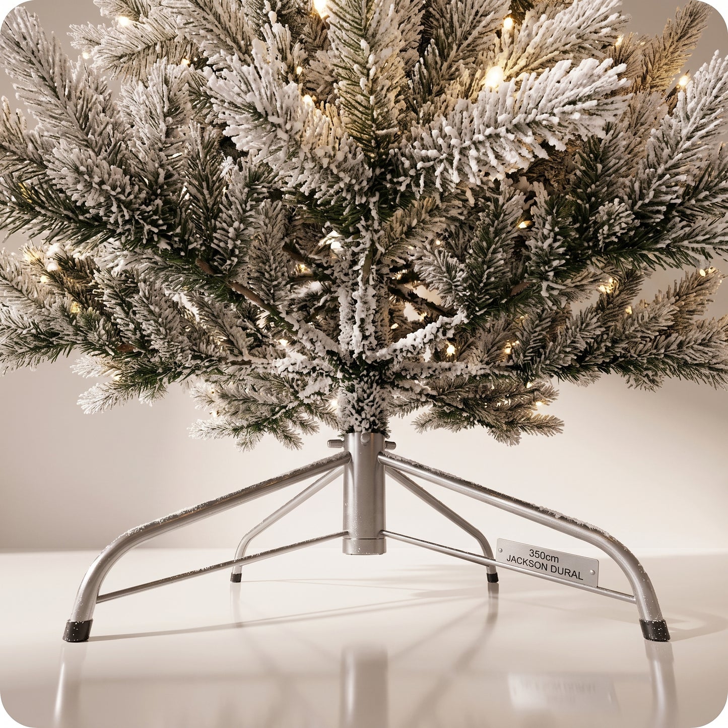 Árbol nevado jackson dural con luz led