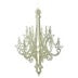 CANDELABRO CHAMPAGNE CON GLITT 61 CM ALTO