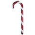 CANDY CANE ROJO/BLANCO CON GLITTER  92 CM