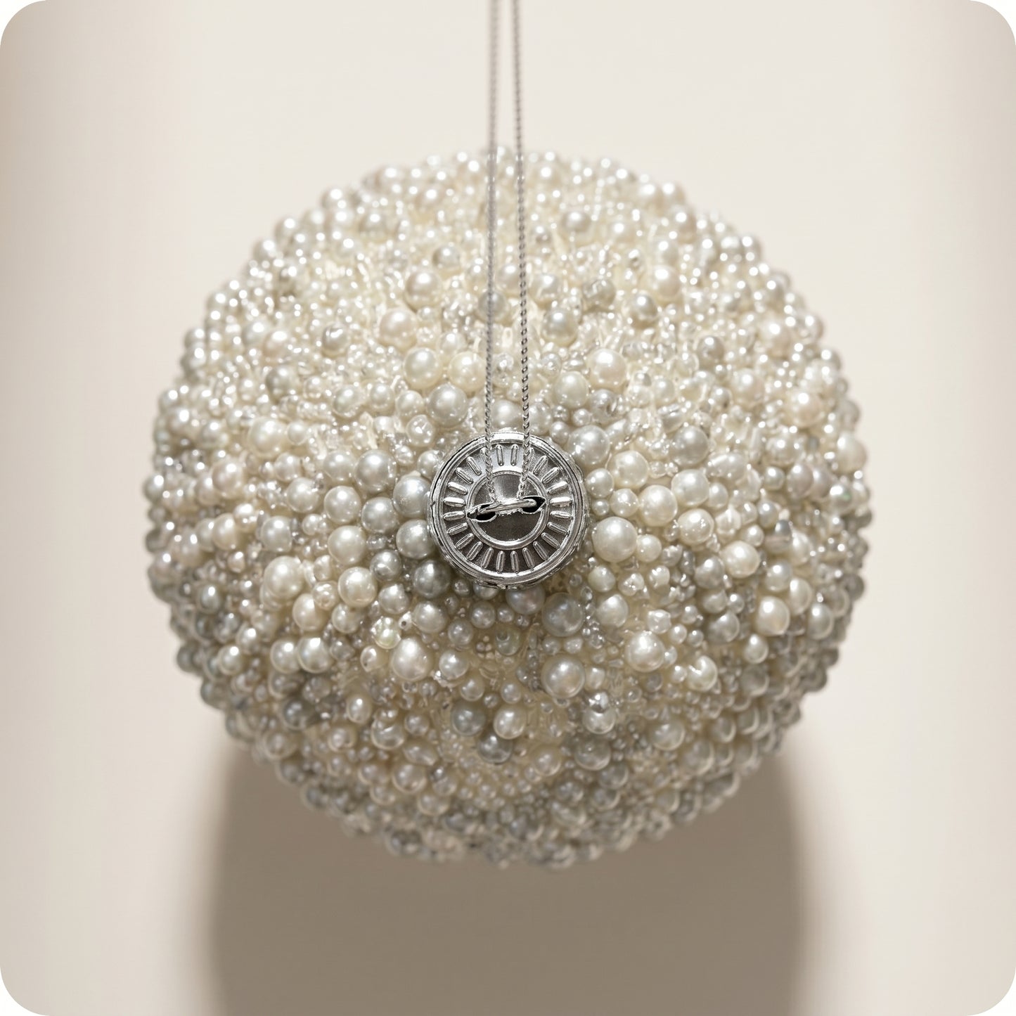 Esfera con glitter mtlc
