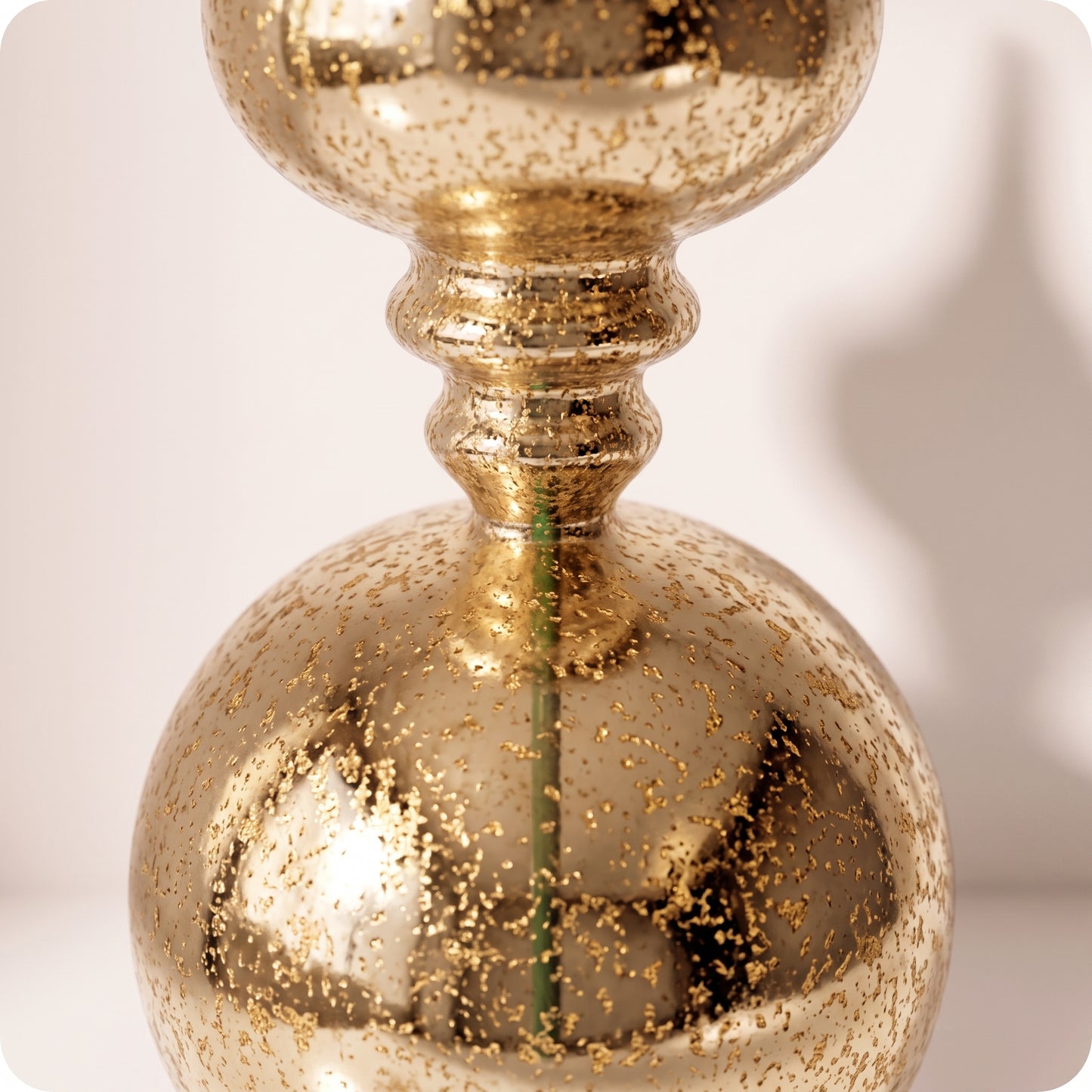 Esfera dorada mercury finial stake 61 cm