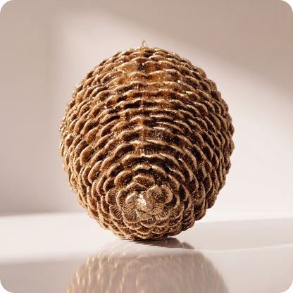 Esfera de piña brillante con glitter 31 cm