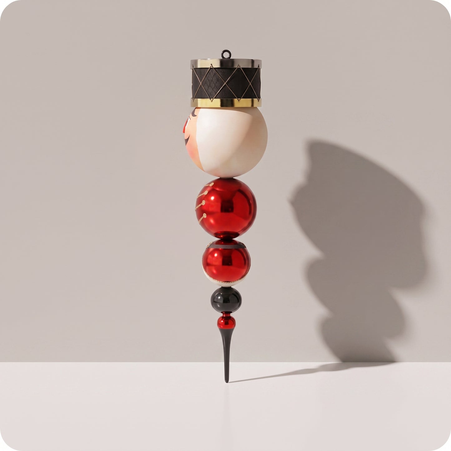 Esfera tambor soldado cascanueces 81 cm