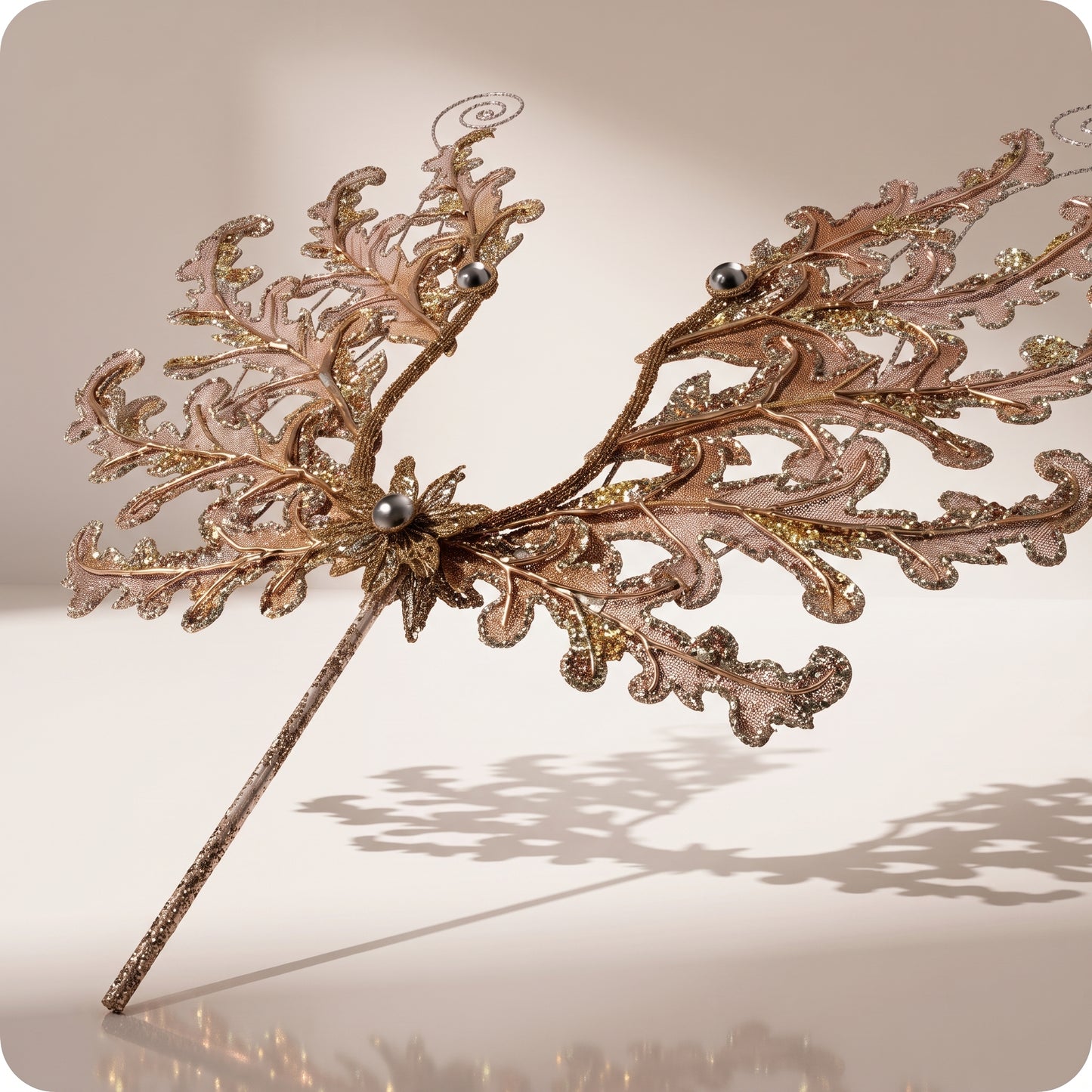Esfera alas de angel metalicas 58 cm