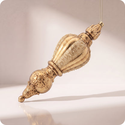 Esfera antigua de dorado viejo 31 cm