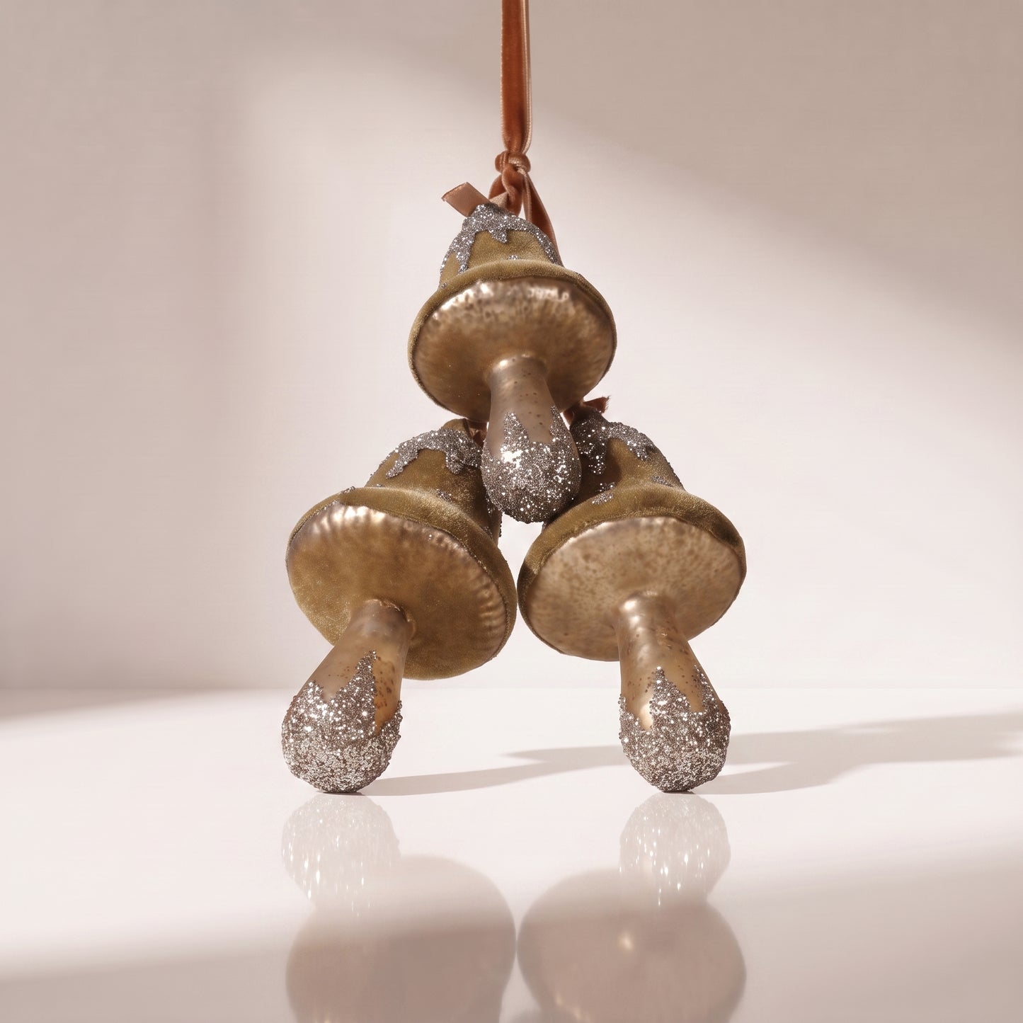 Esfera triple hongo de vidrio 17 cm