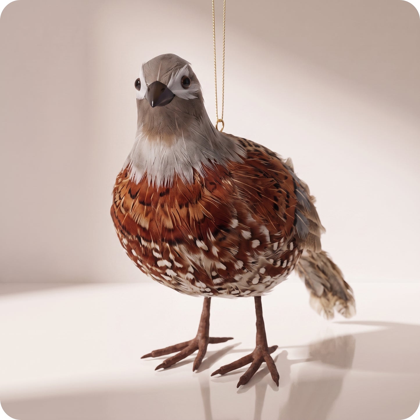Esfera pajaro highlands realista de 27 cm