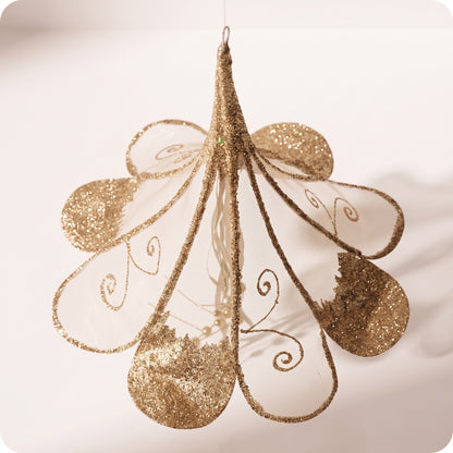 Esfera sheer con glitter morning glory 39 y 51 cm