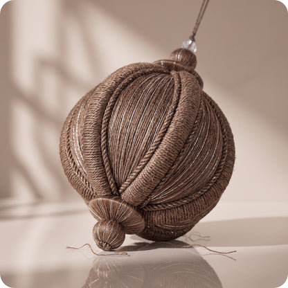 Esfera de hilo cobre antiguo 16 cm