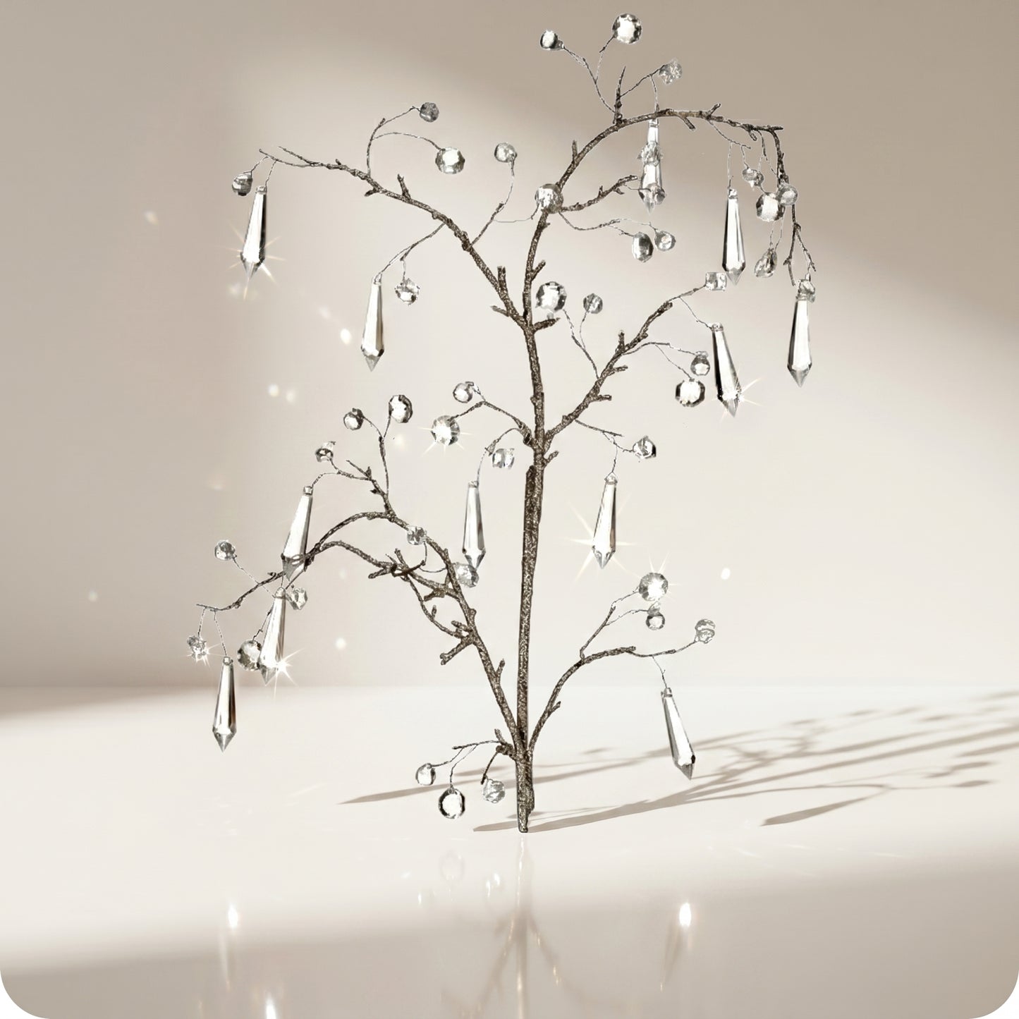 Vara de gotas de cristal acrílico