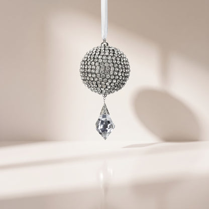 Esfera diamond con piedra de cristal 17 cm