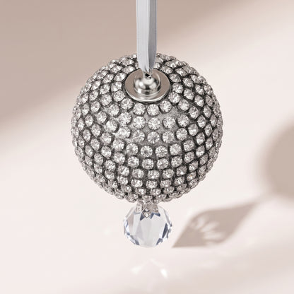 Esfera diamond con piedra de cristal 17 cm