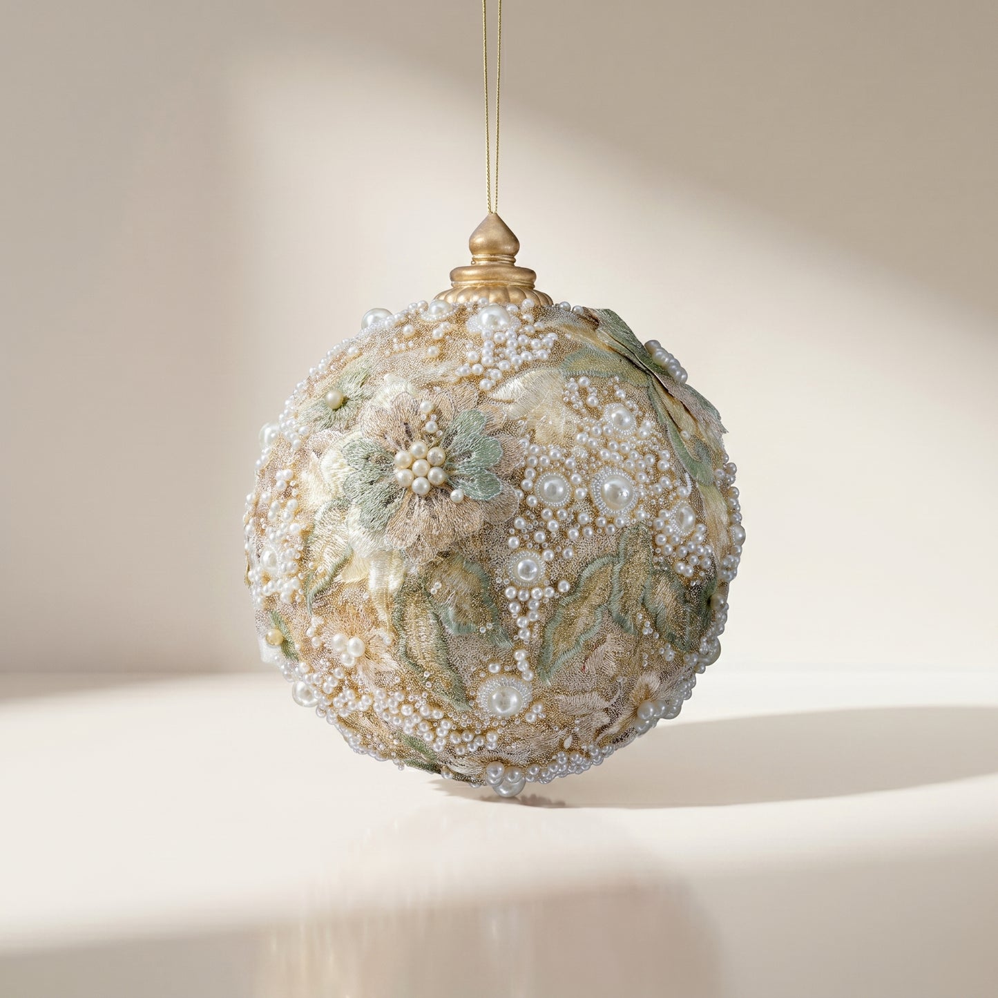 Esfera de perlas con brillo g