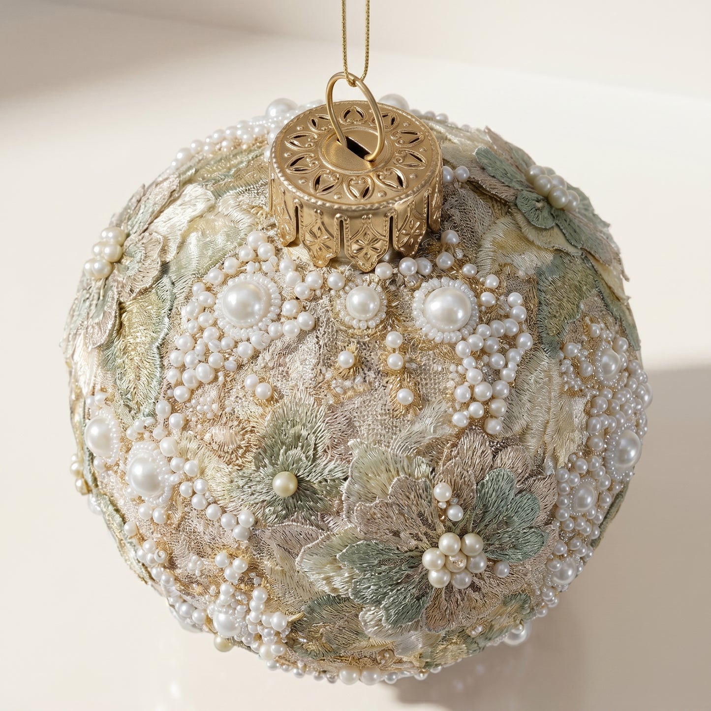 Esfera de perlas con brillo g